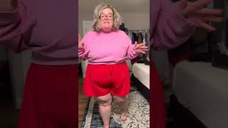 These come up to size 5x in plus size and they are actually the flowy athletic shorts!