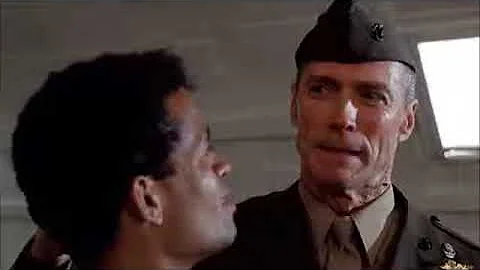 Heartbreak Ridge 1986   At 0600 Your ass is mine scene