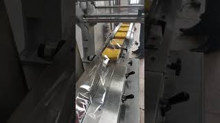 Sarı Temizlik Bezi Paketleme Makinası