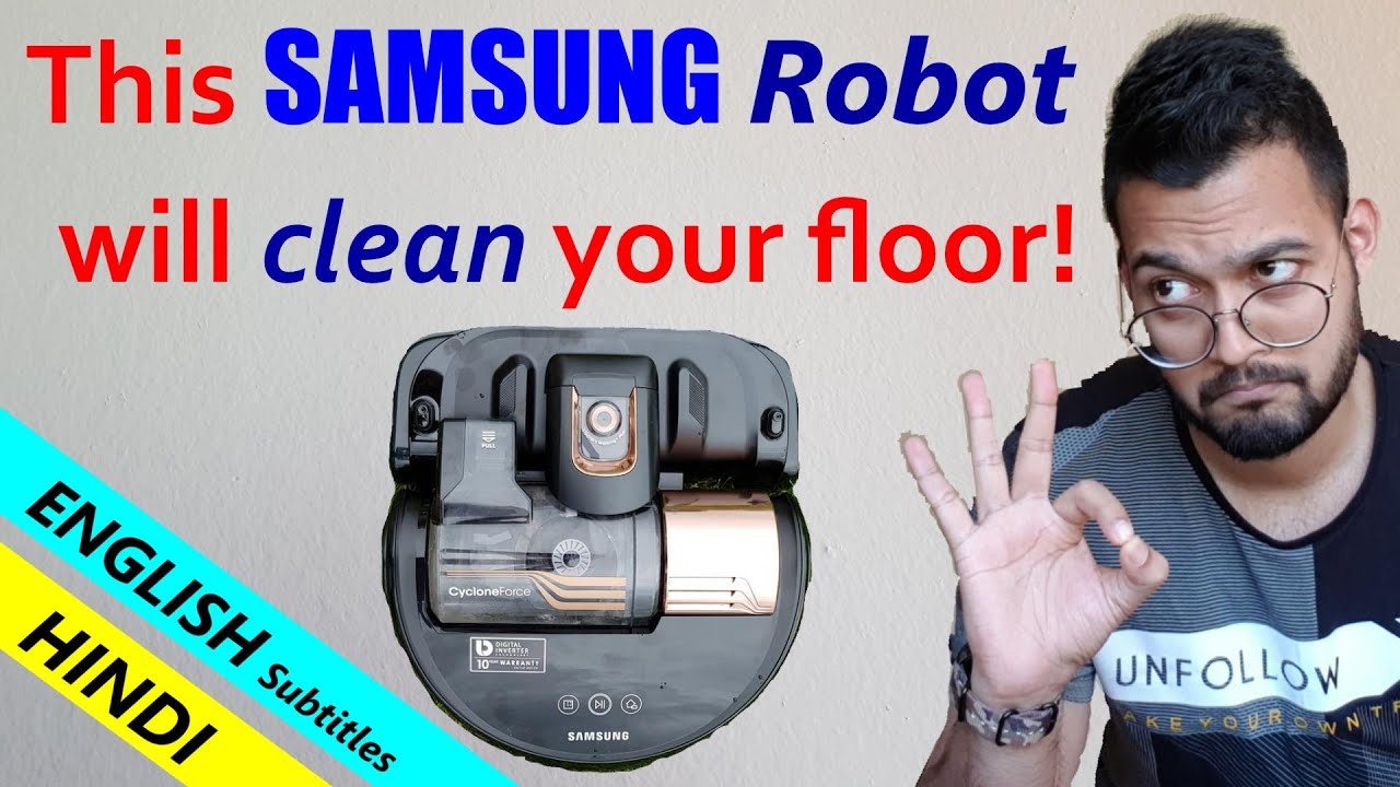 [Hindi] NEVER Sweep again! | SAMSUNG POWERBot R9350 | Best Robot Vacuum ...