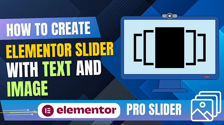 Create Elementor Slider With Text and Image | Elementor slider