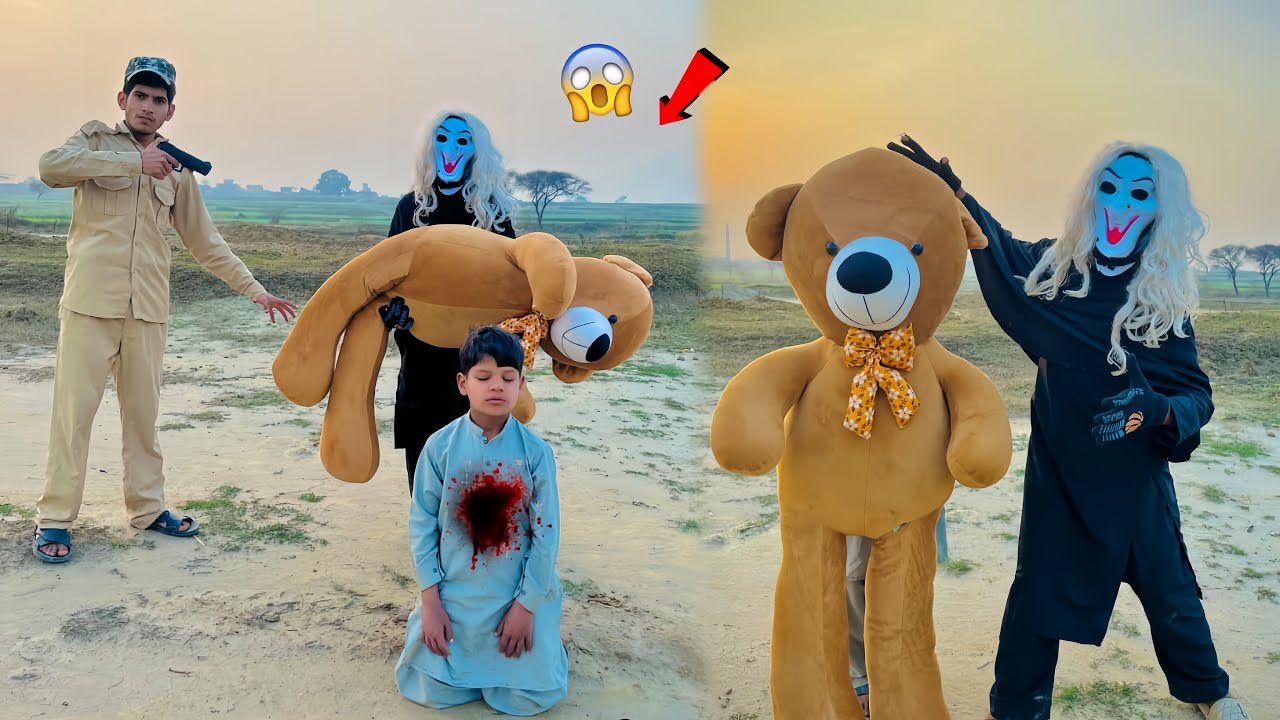 Bhoot ne teddy bear churaya //💀#viral #viralvideo #comedybhoot 