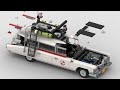 Ghost buster v1 ecto 1 classic  lego moc speed build