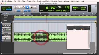 Preparing to Record in Pro Tools