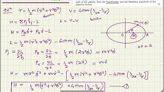 Mechanics - UPSC CSE 2023 - Hamiltonian Function | UPSC Mathematics Optional #upscmathsoptional