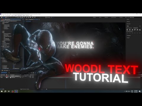 HOW TO: Make Woodl Style Text | After Effects Tutorial