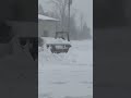 Plowing after the blizzard.  #blizzard2026 #uppermichigan #snowplow #snow  #upperpeninsula #winter