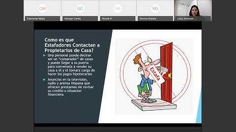 Serie de Preservacion de Vivienda Evitando Estafas de Rescate de Ejecucion Hipotecarias