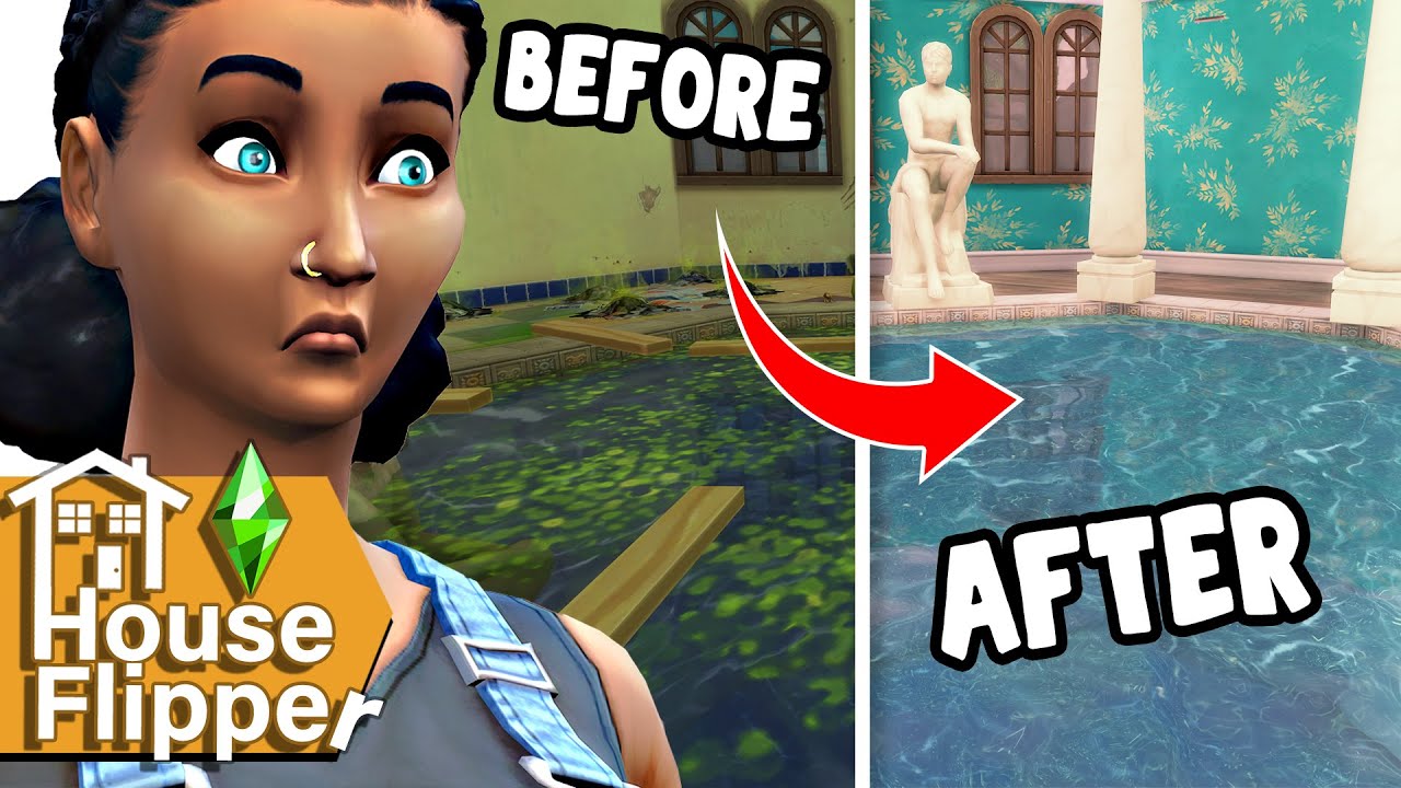 House Flipper Challenge - Cleaning up the pool room - Part 15