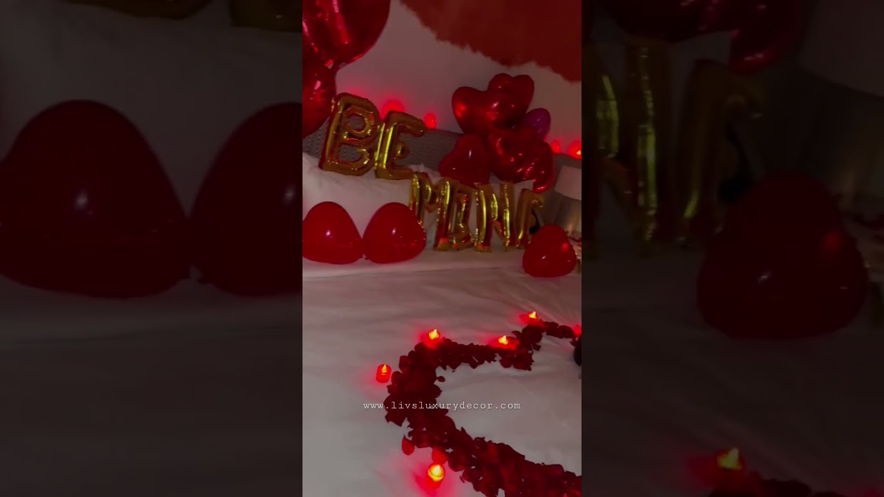 ROMANTIC HOTEL ROOM DECOR 