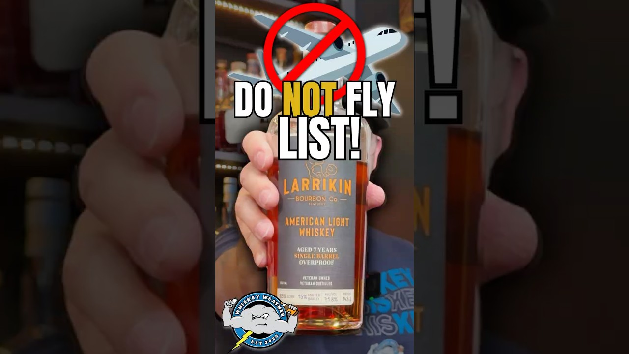 This Whiskey is BANNED on Air Planes ❌ 🛩️ #whiskey #bourbon #shorts