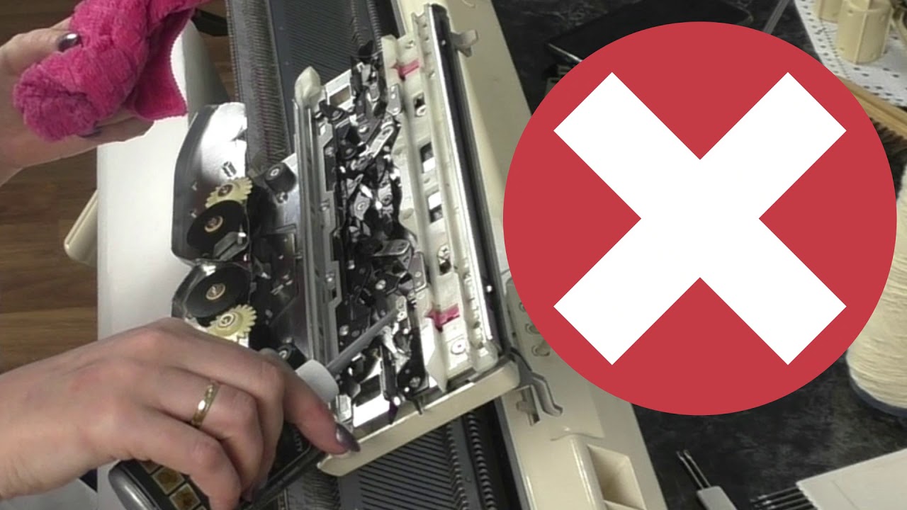 Örgü makinesi  temizliği ve yağlanması