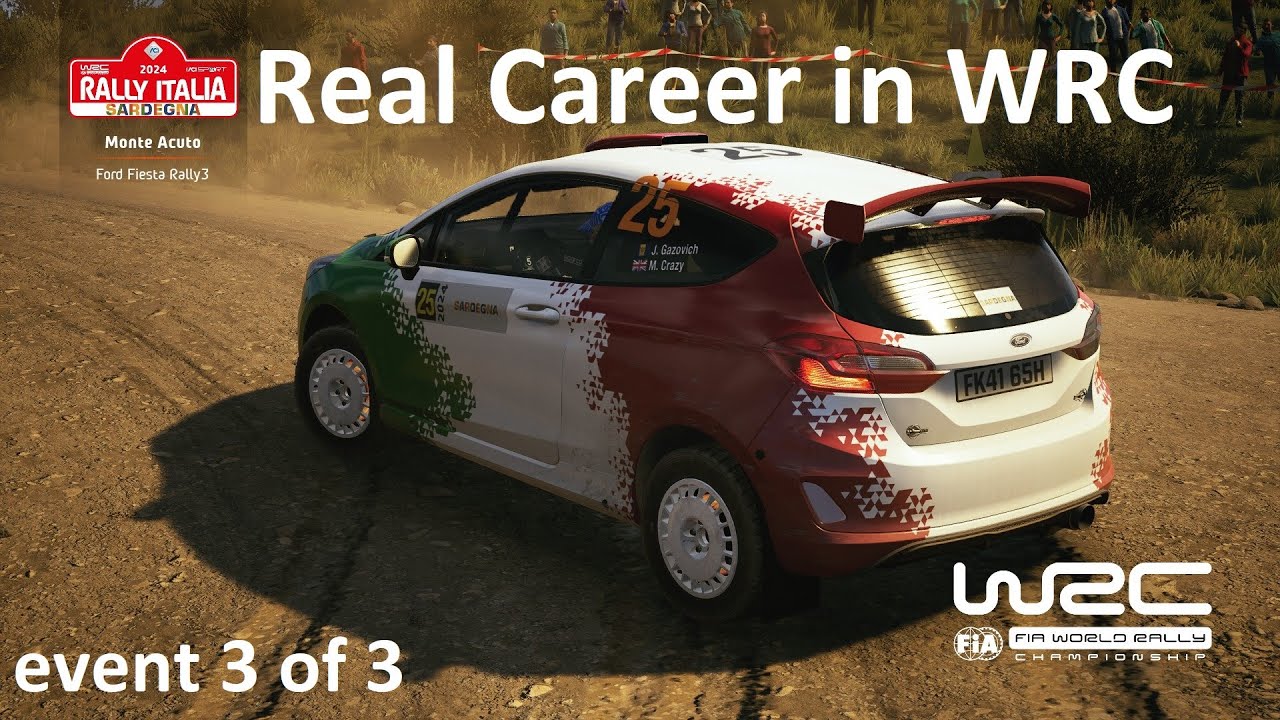 EA WRC | club Real Career in WRC | ралли Сардиния | День 3