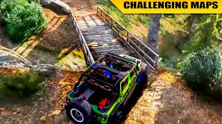 Get Ready For Very Tough Offroad 4x4 Driving On Stunt Trials, Muddy, Zigzag Road screenshot 3