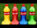 Oddly Satisfying 4 Color Pouring Into Glass Cups | Relaxing ASMR Video