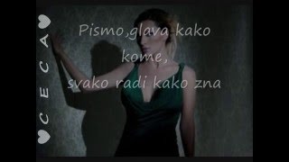 Video thumbnail of "Ceca-Igračka samoće (lyrics)"