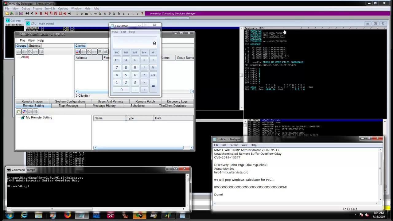 Maple WBT SNMP Administrator Remote Buffer Overflow 0day - YouTube