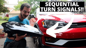 We Installed Golf R Headlights on Jason