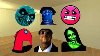 Kuchisake Onna, Scary Among Us And Obunga Nextbot Gmod