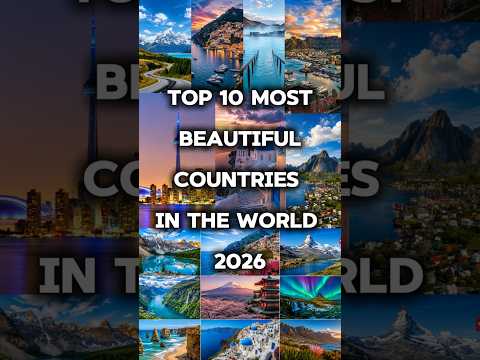 Top 10 Most Beautiful Countries In The World  2026 #shorts
