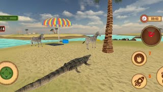 Animal Games - Angry Crocodile🦖 Simulator: Crocodile Attack Android Gameplay screenshot 5