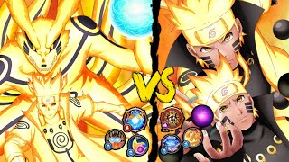 NxB NV: Naruto Sage of Six Path Light Vs Minato Kurama Link Mode | Who is Better??