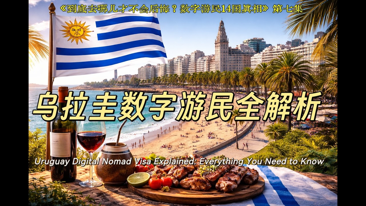 《到底去哪儿才不会后悔？数字游民14国真相》第七集：乌拉圭数字游民全解析 Uruguay Digital Nomad Explained: Everything You Need to Know