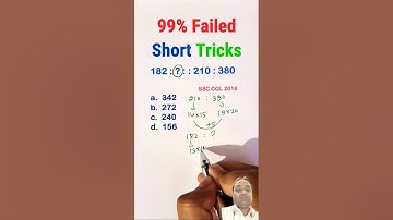 Reasoning Question Without Trick || 99% trick fail #reasoning #ssccgl #sscresoning