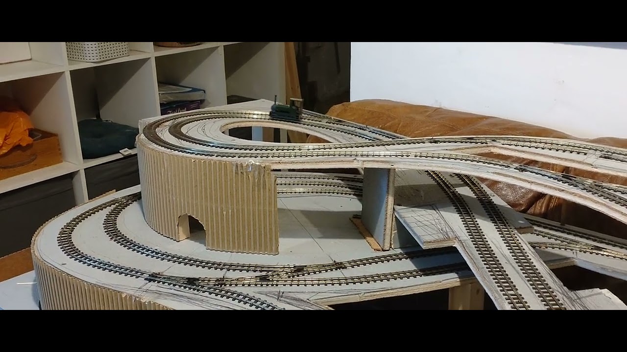 First loop of 009 coffee table layout - YouTube