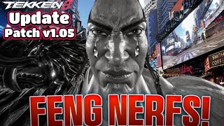 Famous Tekken 8 Feng New Changes ( Patch v1.05 ) Net Worth