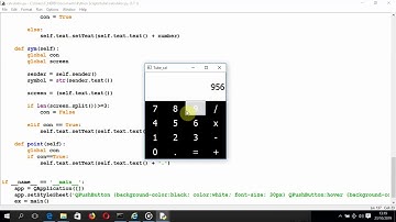 How to make a calculator GUI with PyQt5 PART3 (updating the calculator screen)