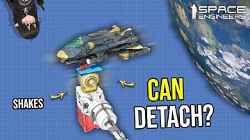 Can Extreme Acceleration or Vibration Detach Landing Gear? Space Engineers