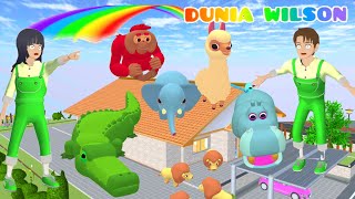 Yuta Mio Main Game Yuta Cari Singa Gajah Buaya Hilang Mio Masuk Mulut Buaya Zoo Happy Animal