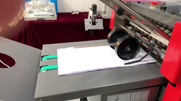 Sysform DF-238SM / DF-438SM Paper Folder Operation