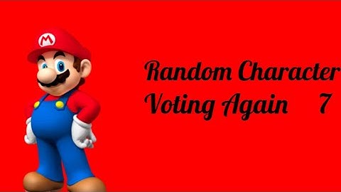 Random Character Voting Again 7