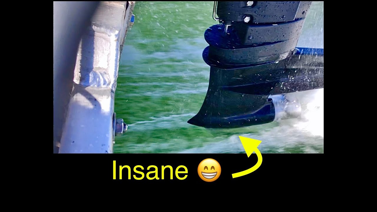 Fast boat modified outboard - YouTube