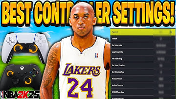 THE BEST CONTROLLER SETTINGS IN NBA 2K25! DRIBBLE & SHOOT BETTER!