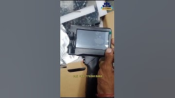 Wireless Inkjet Handheld Batch Coder | Mrp, expiry Printing - Portable inkjet Handheld #printer