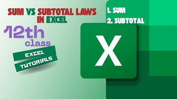 MS Excel SUM vs SUBTOTAL Which is BEST for Calculations, ‍SUM & SUBTOTAL দুটি সুত্রের পার্থক্য