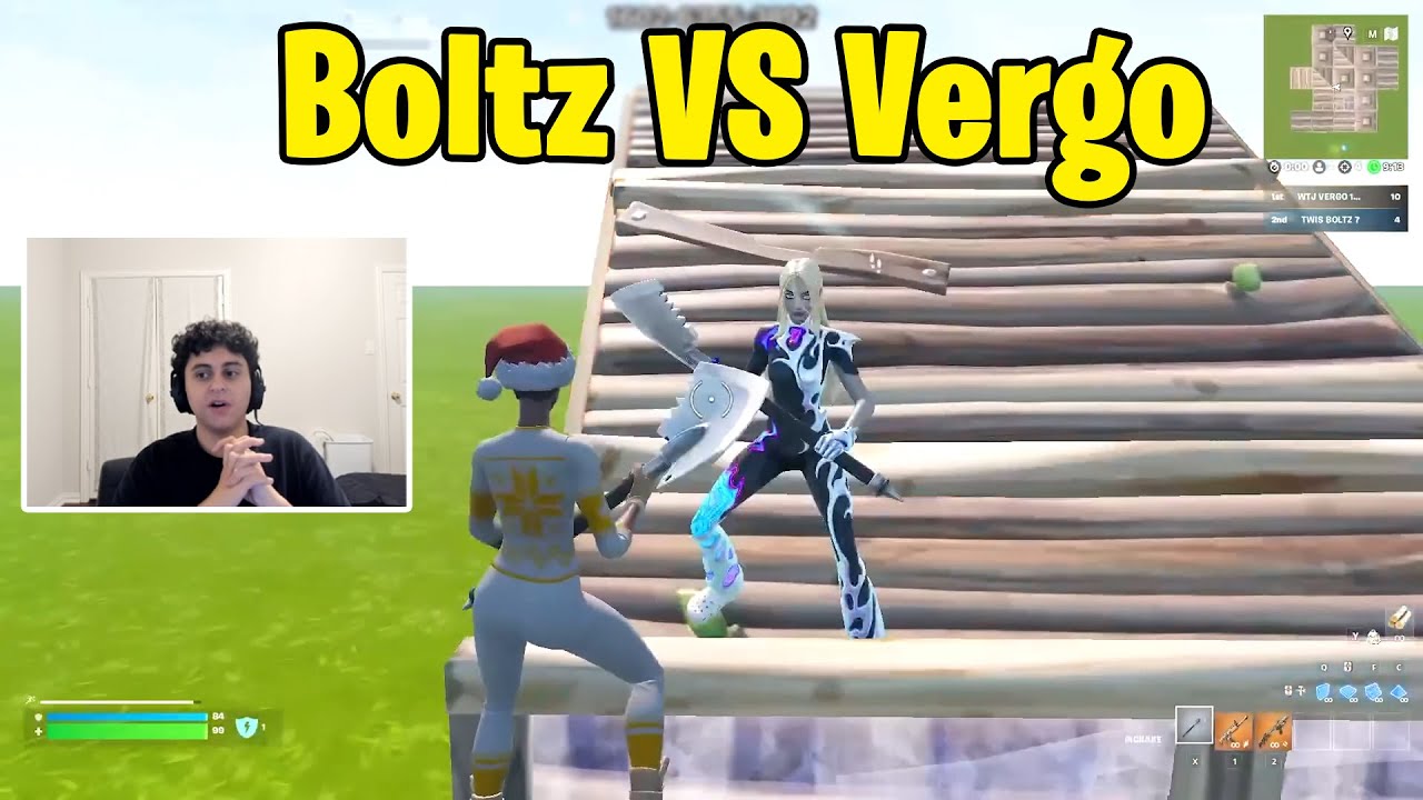 Boltz VS Vergo 1v1 Buildfights