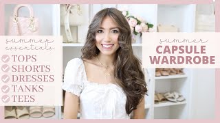 Summer Capsule Wardrobe Must Haves | Best Summer Denim Shorts, Tops, Dresses and more!