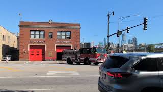 Chicago Fire Department- Engine 8 Spare Responding