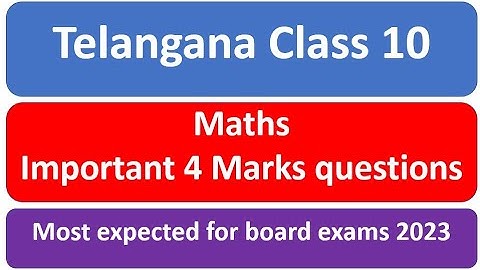 important 4 marks questions. 10th class maths pre final question paper 2023. Maths pre final 2023.
