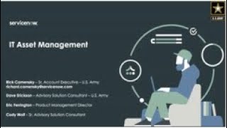 ServiceNow Army Webinar   Total Asset Management