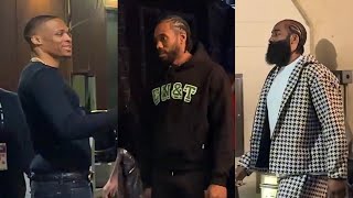 Kawhi Leonard, James Harden, Russell Westbrook Immediately After Clippers Final Game