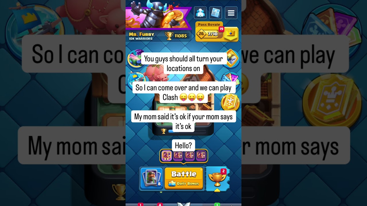 But only if your mom says it’s ok 