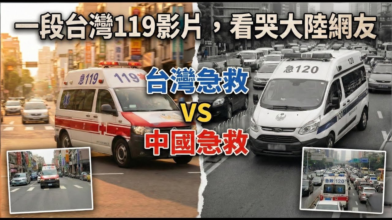 台灣119電話錄音讓中國網友集體淚崩：原來，生命可以被這樣溫柔對待。一通4分鐘的台灣急救電話，揭開社會文明的最深差距！😱