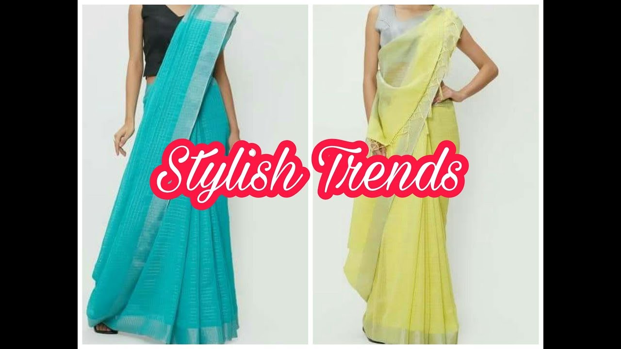 Latest Linen Silk Saree with price