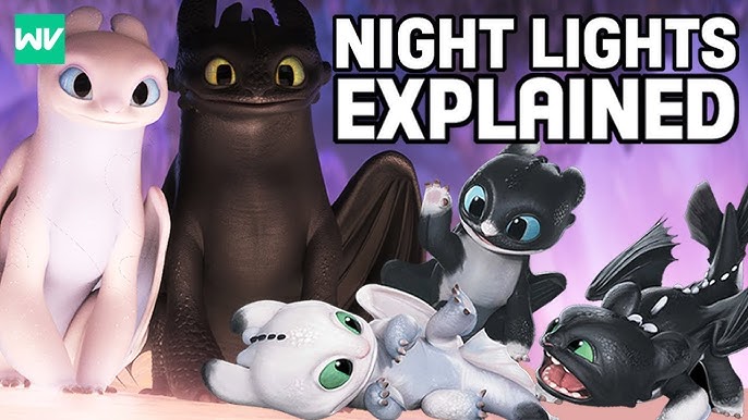 relæ Irreplaceable os selv Night Fury VS Light Fury Explained! - What's The Difference? | How To Train  Your Dragon 3 - YouTube