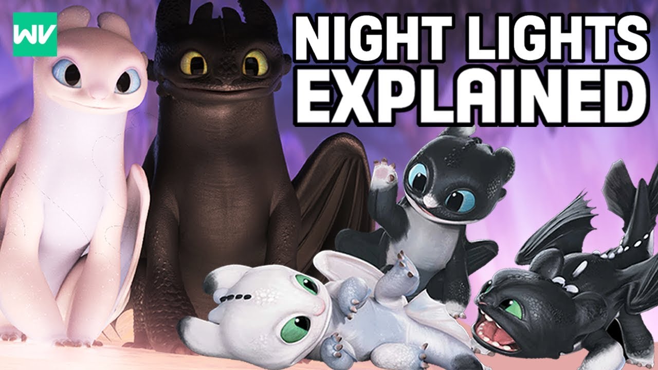 Forøge skæbnesvangre Sukkerrør Who Are Toothless & The Light Fury's Children? (Night Lights) | How To  Train Your Dragon - YouTube